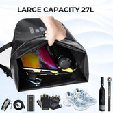 Waterproof Double Side Bike Pannier Bag 27L – PVC/TPU